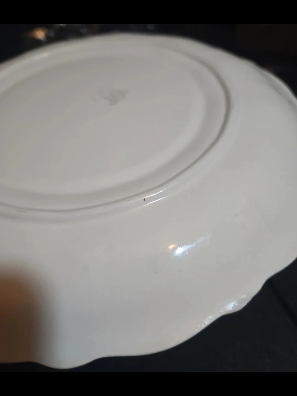 Vintage 1940s E&R American Artware Deviled Egg Plate Floral